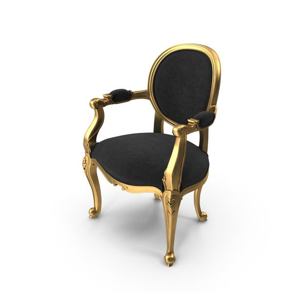 Arm Chair: Black Gold Angelique Armchair By Fabulous & Baroque PNG & PSD Images Arm Chair: Black Gold Angelique Armchair By Fabulous & Baroque PNG & PSD Images