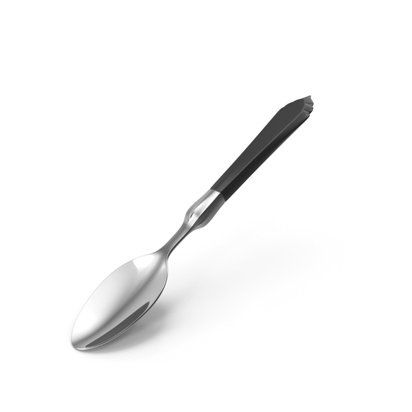 Black Handled Spoon PNG & PSD Images