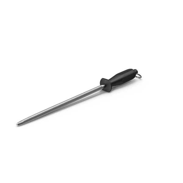Cooking Utensil: Black Handled Steel Honing PNG & PSD Images Cooking Utensil: Black Handled Steel Honing PNG & PSD Images