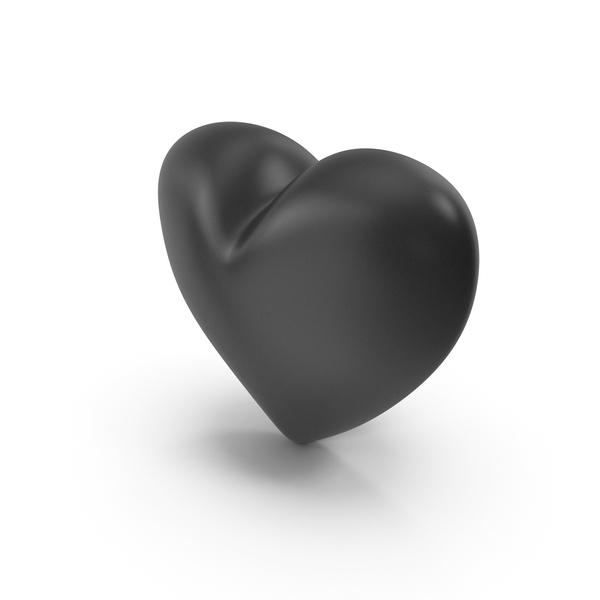 Heart Shaped Candy: Black Heart PNG & PSD Images