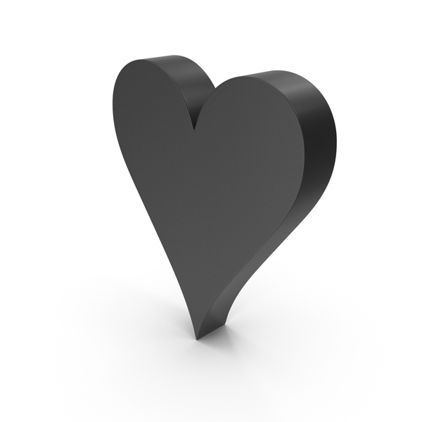 Black Heart Playing Card Symbol PNG Images & PSDs for Download ...