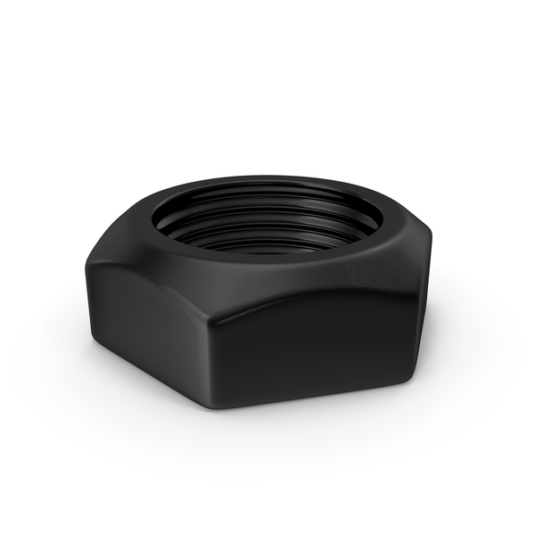 Black Hex Nut PNG & PSD Images