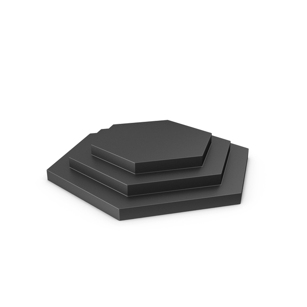 Black Hexagonal Three Steps Podium PNG & PSD Images Black Hexagonal Three Steps Podium PNG & PSD Images