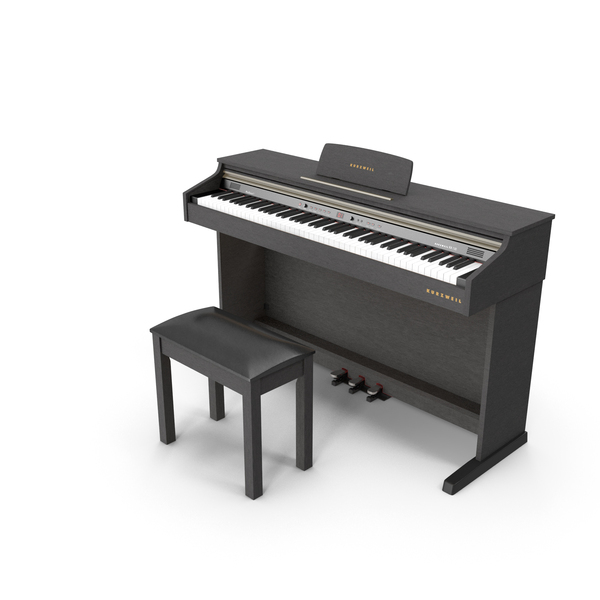 Black Kurzweil Keyboard PNG & PSD Images Black Kurzweil Keyboard PNG & PSD Images
