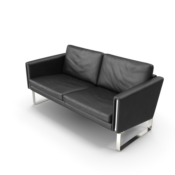 Black Leather Sofa Twin PNG & PSD Images Black Leather Sofa Twin PNG & PSD Images