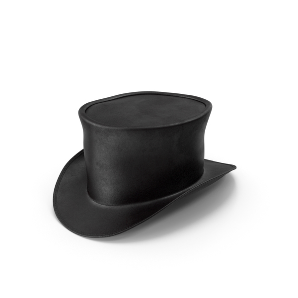 Black Leather Top Hat PNG & PSD Images Black Leather Top Hat PNG & PSD Images