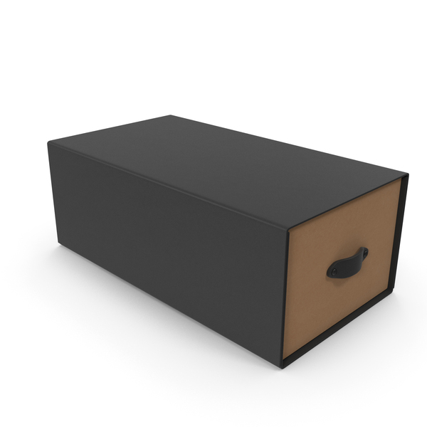 Shoebox: Black Luxury Shoe Box PNG & PSD Images