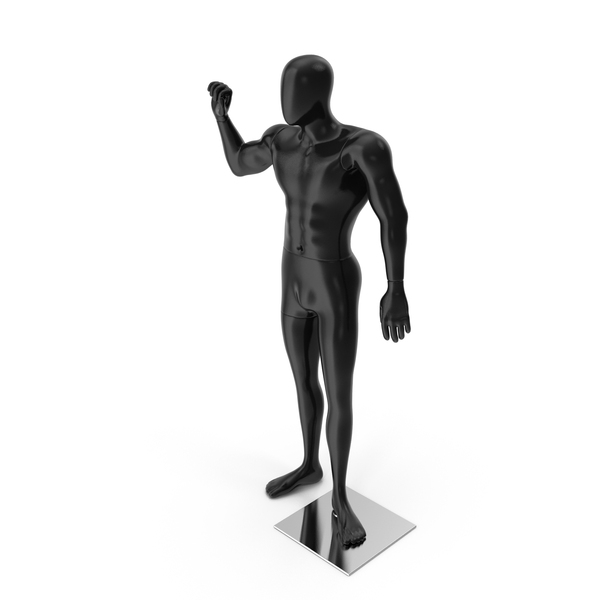 Black Male Mannequin Posing PNG & PSD Images