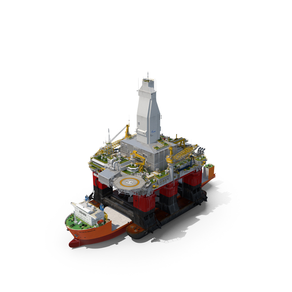 Oil Platform: Black Marlin Heavy Load Carrier with Drilling Rig PNG & PSD Images Oil Platform: Black Marlin Heavy Load Carrier with Drilling Rig PNG & PSD Images