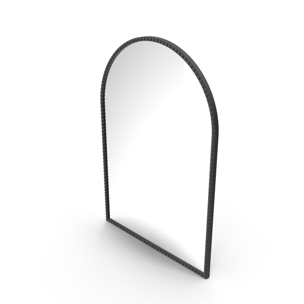Black Medium Accent Mirror PNG & PSD Images