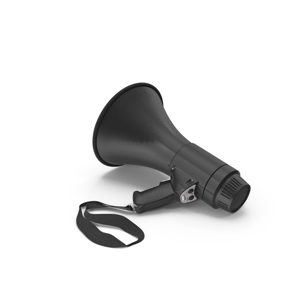 Bullhorn: Black Megaphone PNG & PSD Images Bullhorn: Black Megaphone PNG & PSD Images