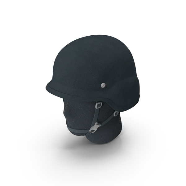 Combat: Black Military Ballistic Helmet PNG & PSD Images