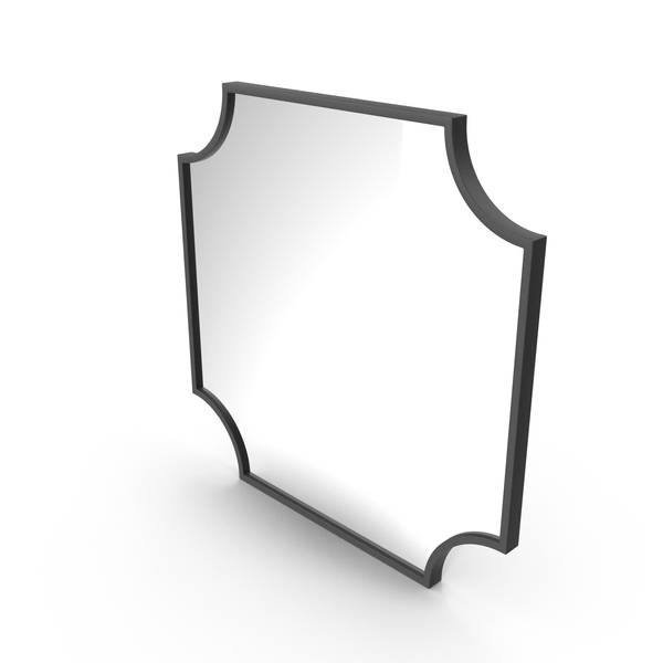 Black Modern Mirror PNG & PSD Images