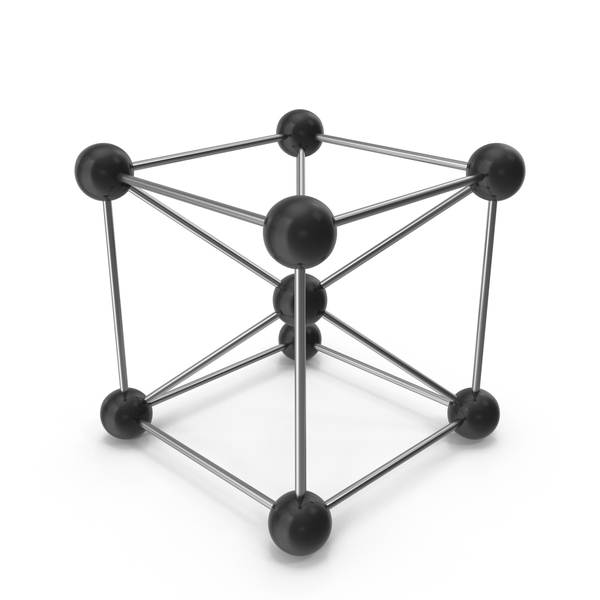 Molecule: Black Molecular Model Structure PNG & PSD Images Molecule: Black Molecular Model Structure PNG & PSD Images