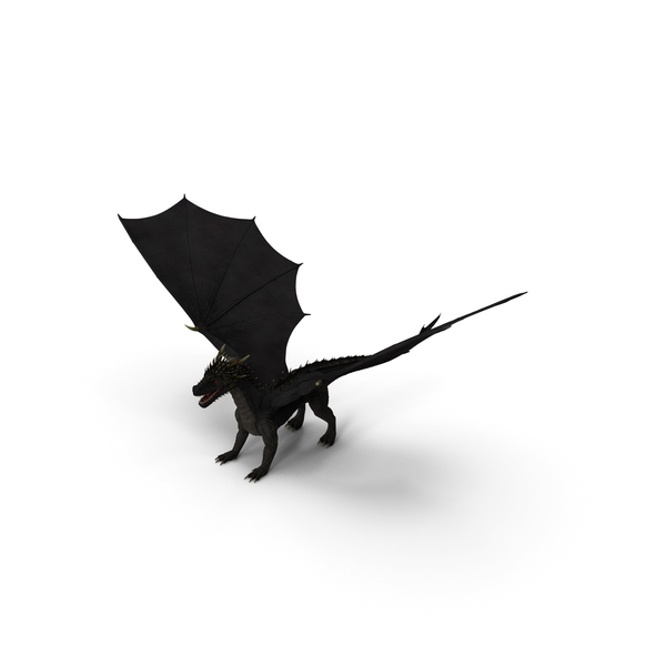 Black Mythical Dragon PNG & PSD Images