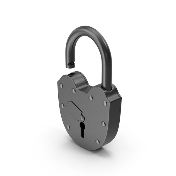 Black Old Padlock Unlocked PNG & PSD Images Black Old Padlock Unlocked PNG & PSD Images