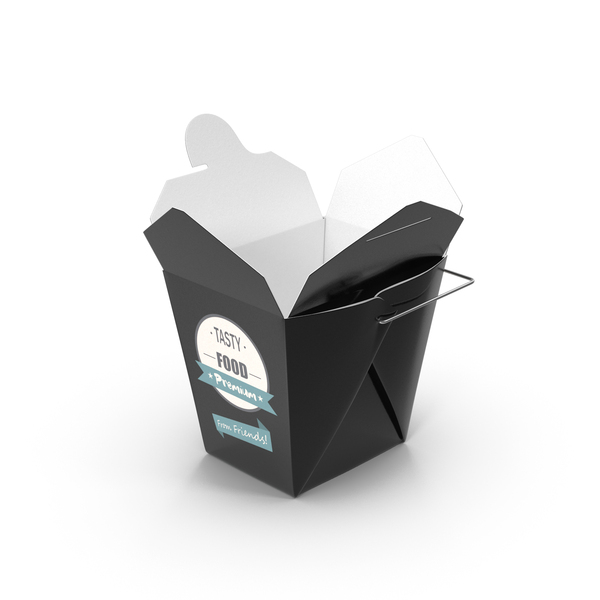 Food Container: Black Paper Chinese Takeout Box 32 Oz Opened PNG & PSD Images Food Container: Black Paper Chinese Takeout Box 32 Oz Opened PNG & PSD Images