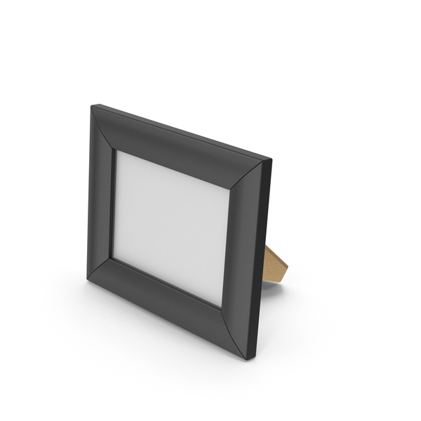 Home Decor: Black Picture Frame PNG & PSD Images