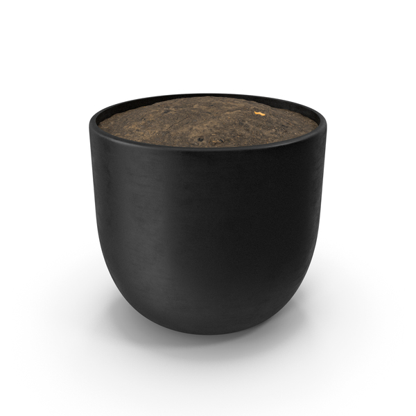 Flower Support: Black Pot PNG & PSD Images Flower Support: Black Pot PNG & PSD Images