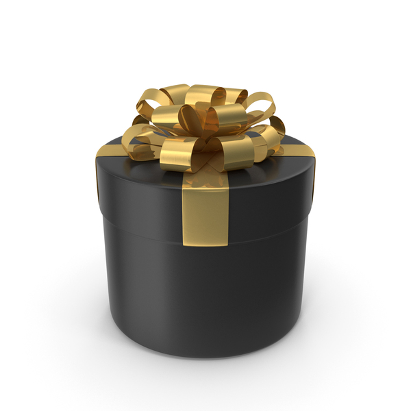 Holiday Accessories: Black Round Box PNG & PSD Images Holiday Accessories: Black Round Box PNG & PSD Images