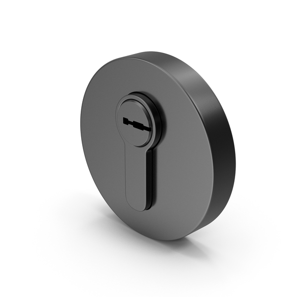 Black Round Door Lock PNG & PSD Images