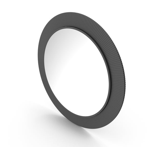 Black Round Mirror PNG & PSD Images