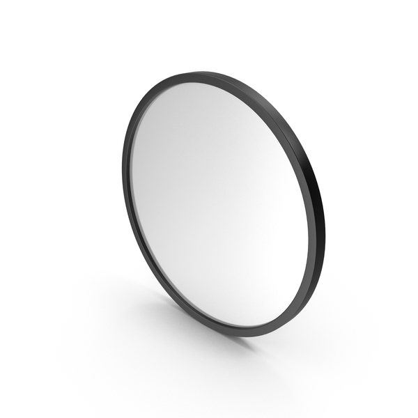Black Round Wall Mirror PNG & PSD Images