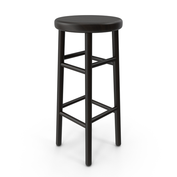 Black Round Wood Bar Stool PNG & PSD Images Black Round Wood Bar Stool PNG & PSD Images