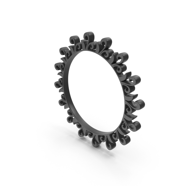 Home Decor: Black Royal Design Circular Frame PNG & PSD Images Home Decor: Black Royal Design Circular Frame PNG & PSD Images