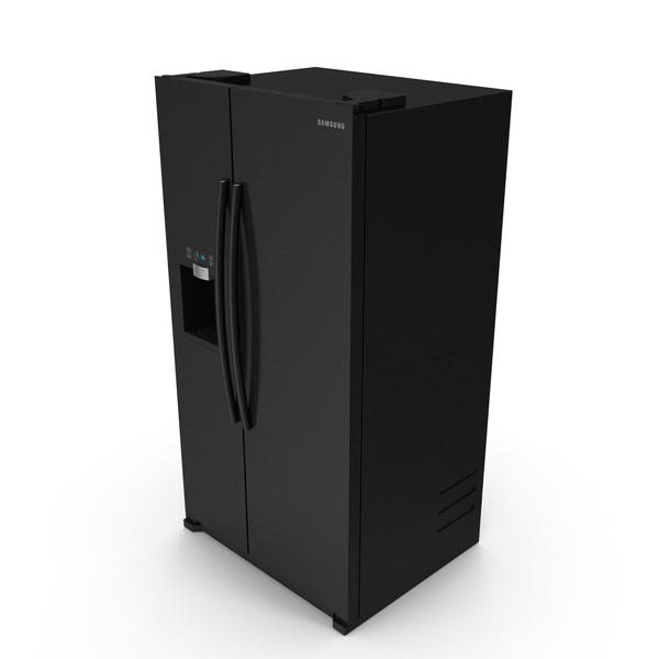 Black Samsung Counter Depth Refrigerator with Ice Maker PNG & PSD Images Black Samsung Counter Depth Refrigerator with Ice Maker PNG & PSD Images