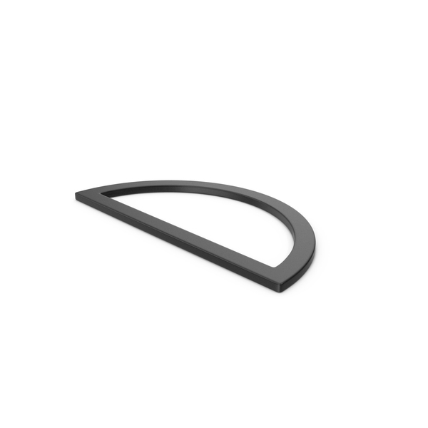 Computer Icon: Black Semicircle PNG & PSD Images