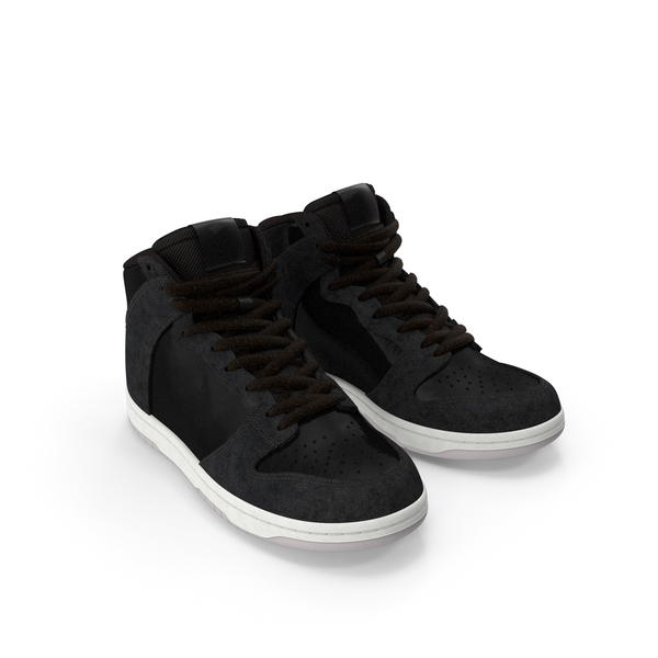Black Skateboarding Shoes PNG & PSD Images Black Skateboarding Shoes PNG & PSD Images