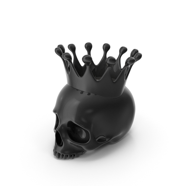 Black Skull Head Candle with Crown PNG & PSD Images Black Skull Head Candle with Crown PNG & PSD Images