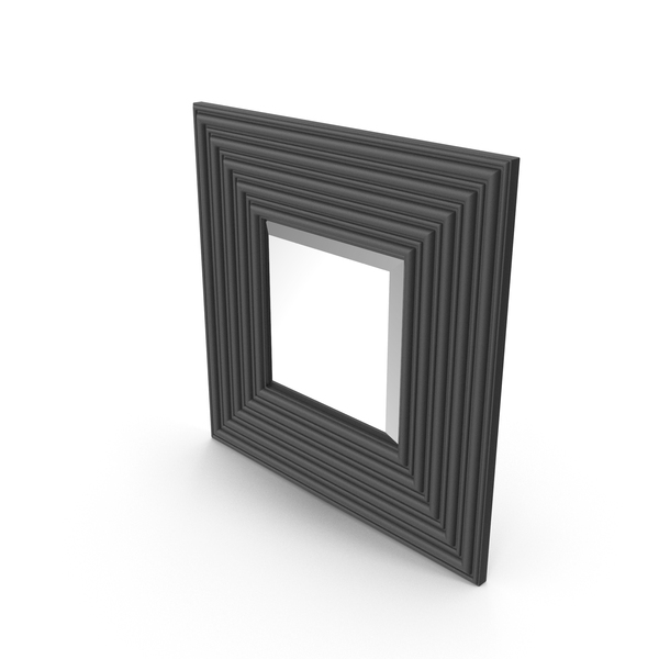 Black Square Mirror PNG & PSD Images