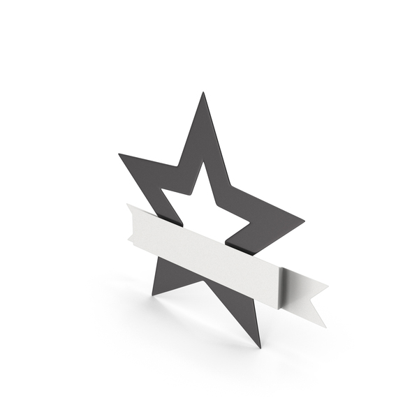 Black Star Banner PNG & PSD Images