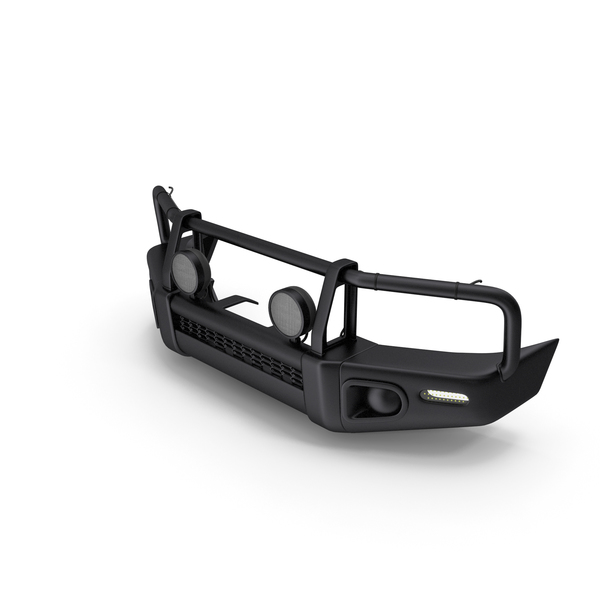 Black Steel Bullbar PNG & PSD Images