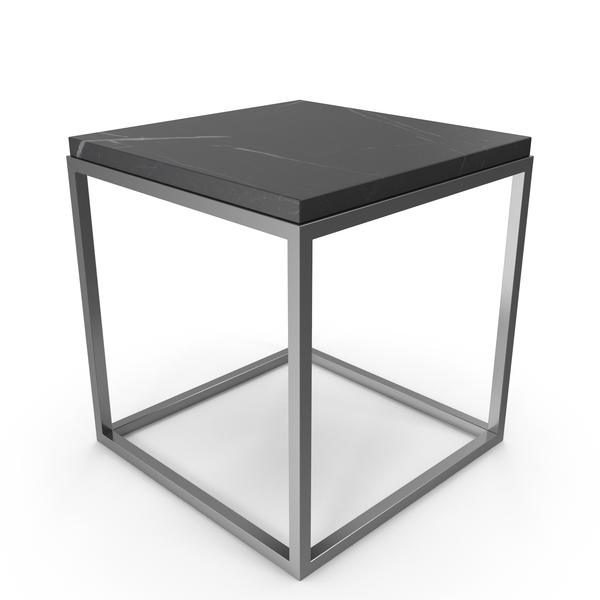 Black Stone Top Table PNG & PSD Images