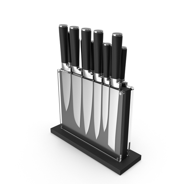 Black Subway Knife Block Set PNG & PSD Images Black Subway Knife Block Set PNG & PSD Images