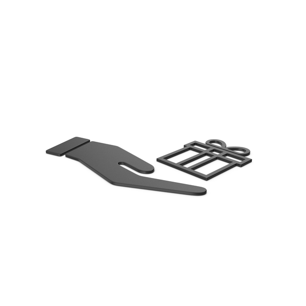 Computer Icon: Black Symbol Hand Holding Gift PNG & PSD Images Computer Icon: Black Symbol Hand Holding Gift PNG & PSD Images
