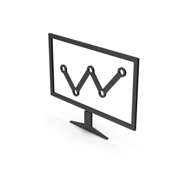 Computer Monitor: Black Symbol Monitoring / Bar Chart PNG & PSD Images Computer Monitor: Black Symbol Monitoring / Bar Chart PNG & PSD Images