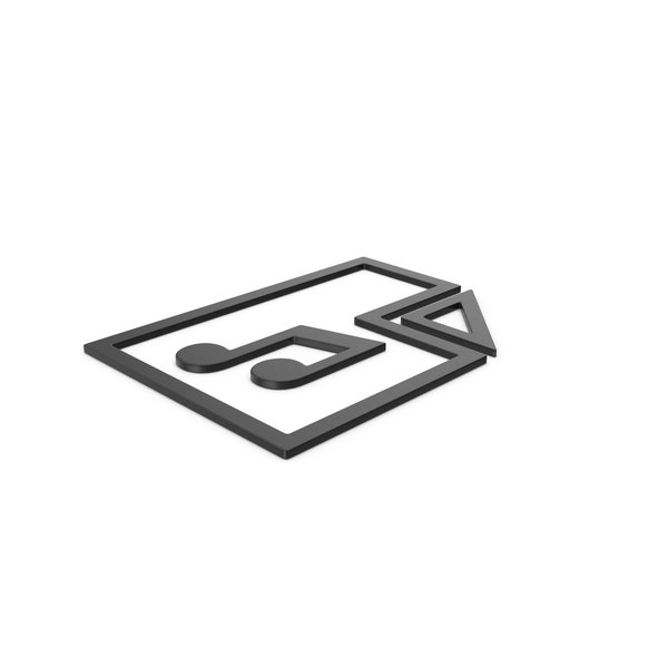 Computer Icon: Black Symbol Music File PNG & PSD Images Computer Icon: Black Symbol Music File PNG & PSD Images