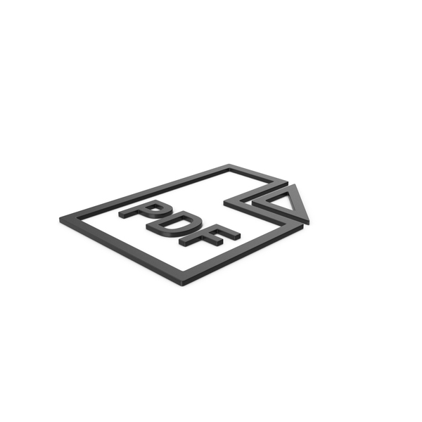 Black Symbol PDF File PNG Images & PSDs for Download | PixelSquid