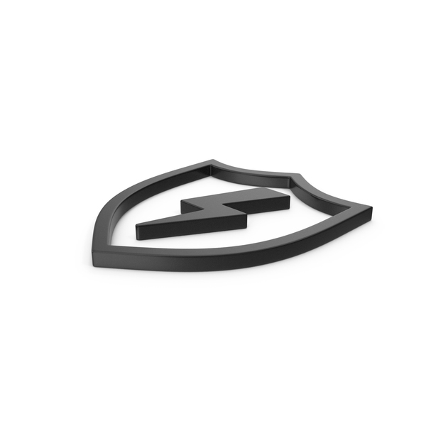 Black Symbol Shield And Lighting PNG & PSD Images Black Symbol Shield And Lighting PNG & PSD Images