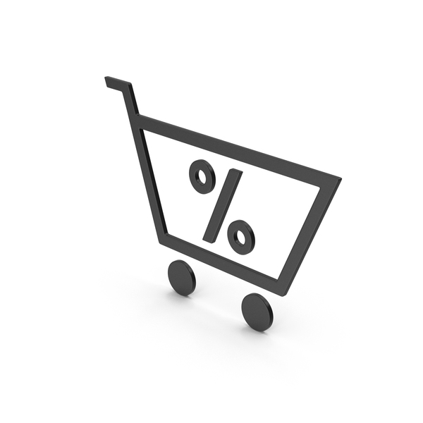 Black Symbol Shopping Cart Sale PNG & PSD Images