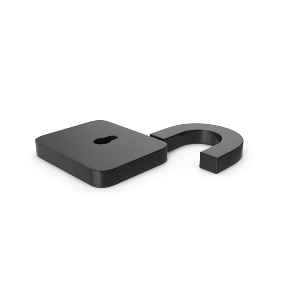 Lock: Black Symbol Unlocked Padlock PNG & PSD Images Lock: Black Symbol Unlocked Padlock PNG & PSD Images