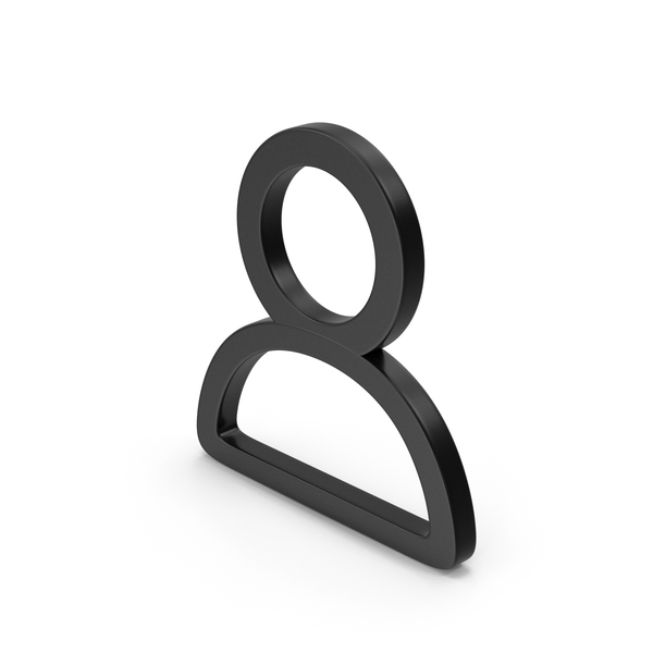Symbols: Black Symbol User Avatar PNG & PSD Images