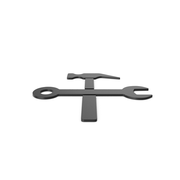 Symbols: Black Symbol Wrench And Hammer PNG & PSD Images Symbols: Black Symbol Wrench And Hammer PNG & PSD Images