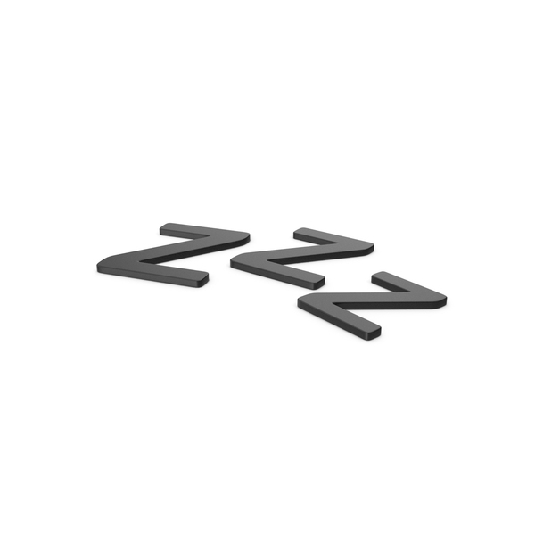 Computer Icon: Black Symbol ZZz Sleep PNG & PSD Images
