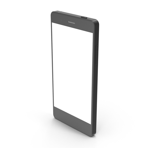 Cellphone: Black Universal Mobile Phone PNG & PSD Images