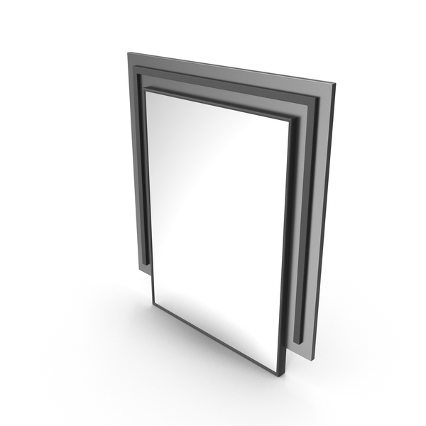 Black Vertical Mirror PNG & PSD Images